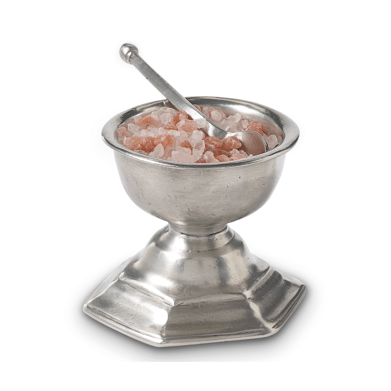 Footed Salt Cellar with Spoon