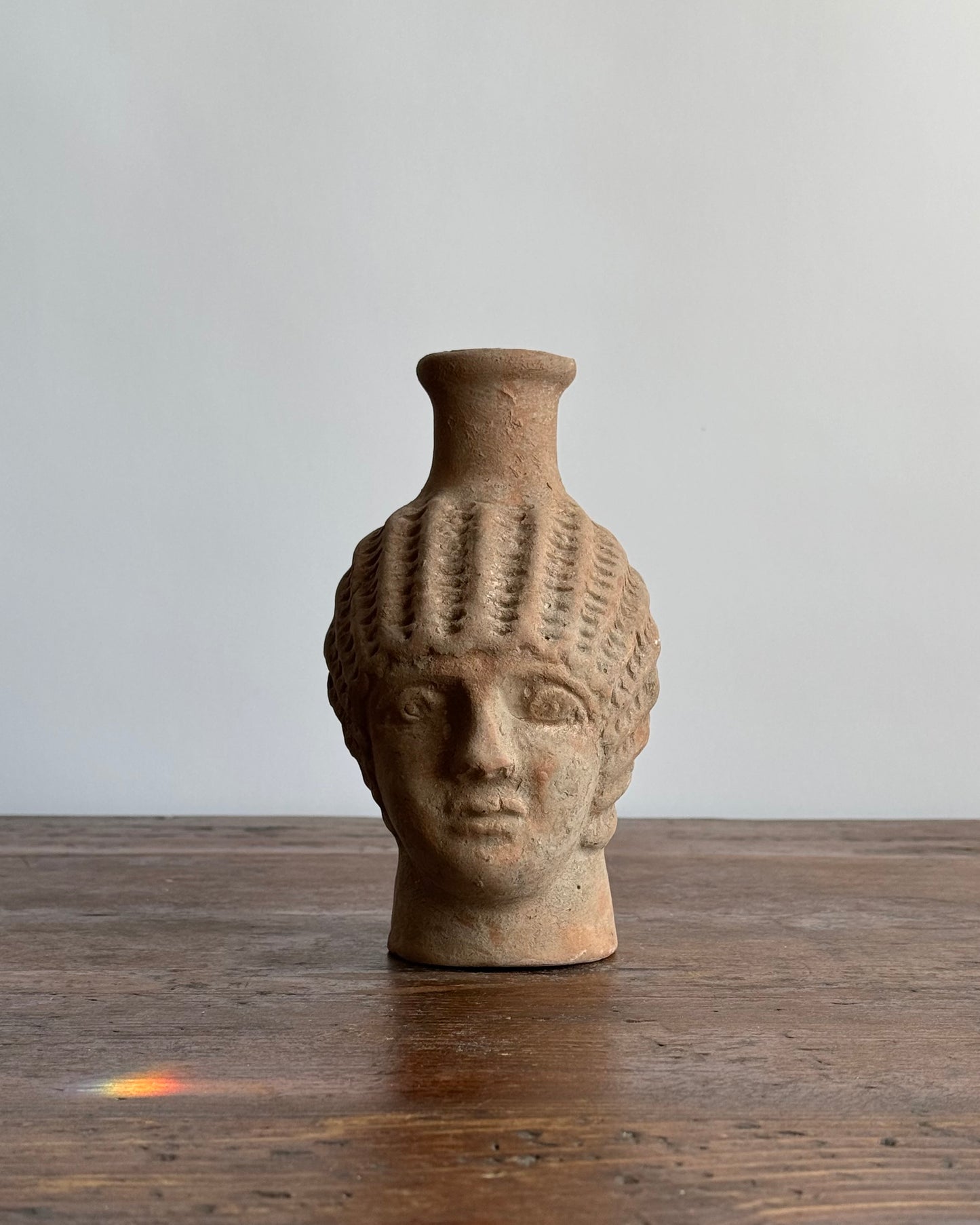 Liberté Terracotta Head Vase/Candle Holder