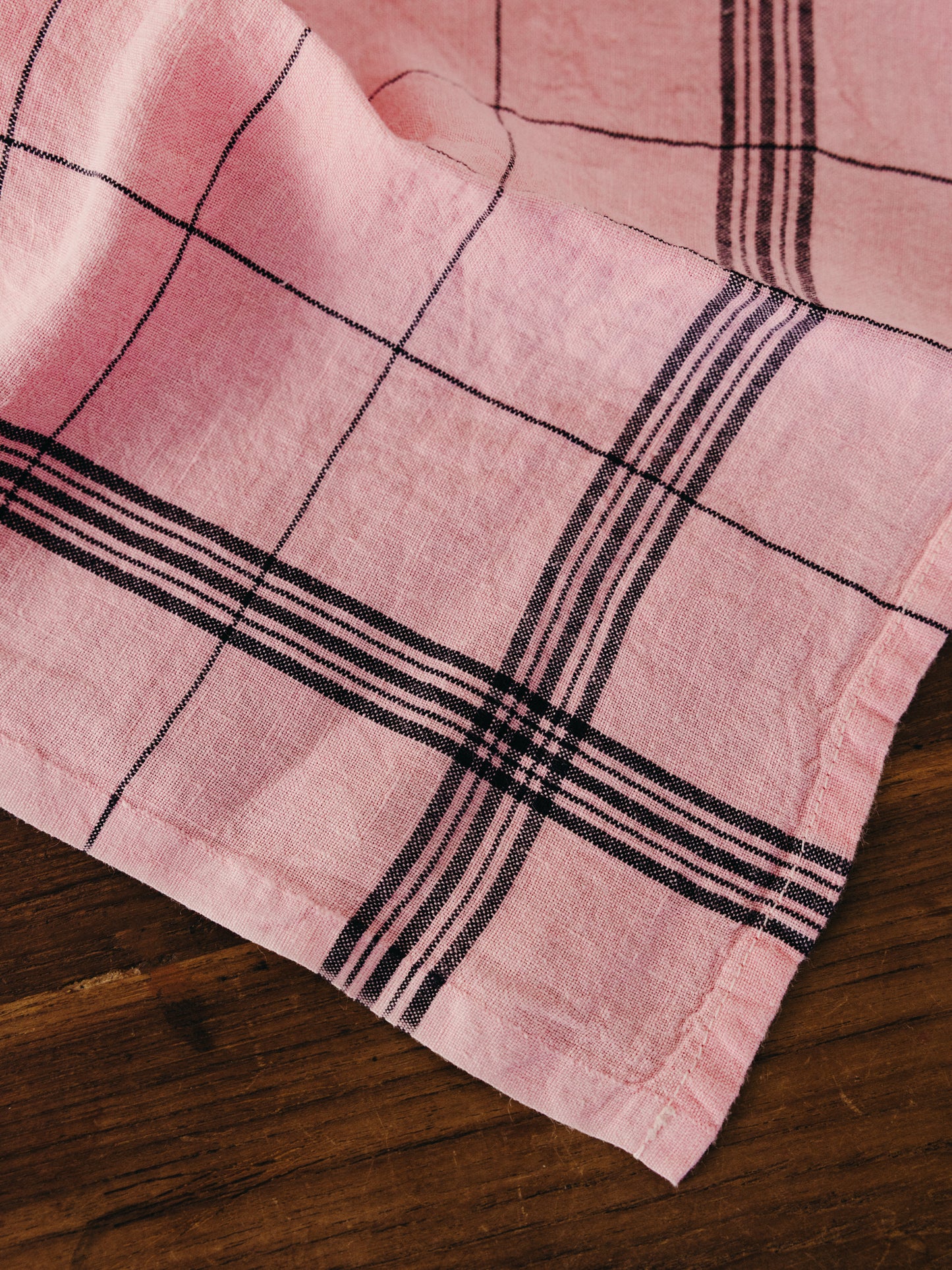 Bistro Tea Towel - Pink