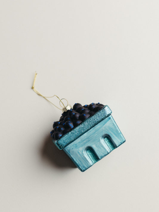 Farmstand Blueberries Ornament