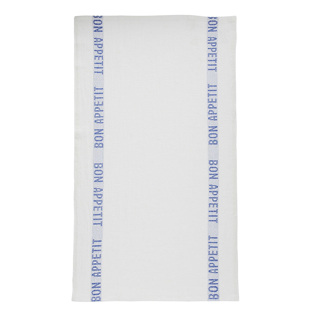 Bon Appetit Tea Towel - White/Blue