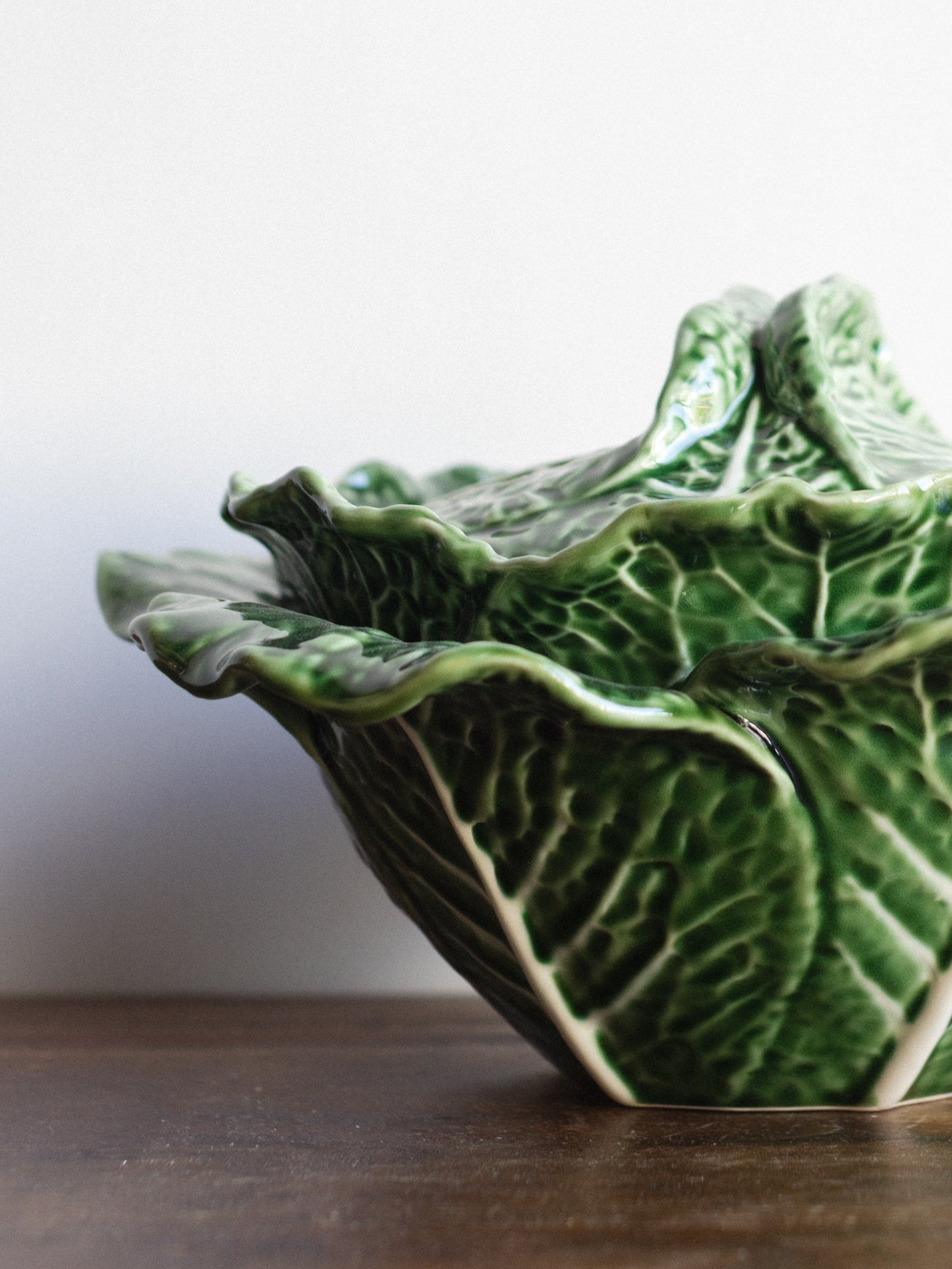 Bordallo Pinheiro Cabbage Tureen Green