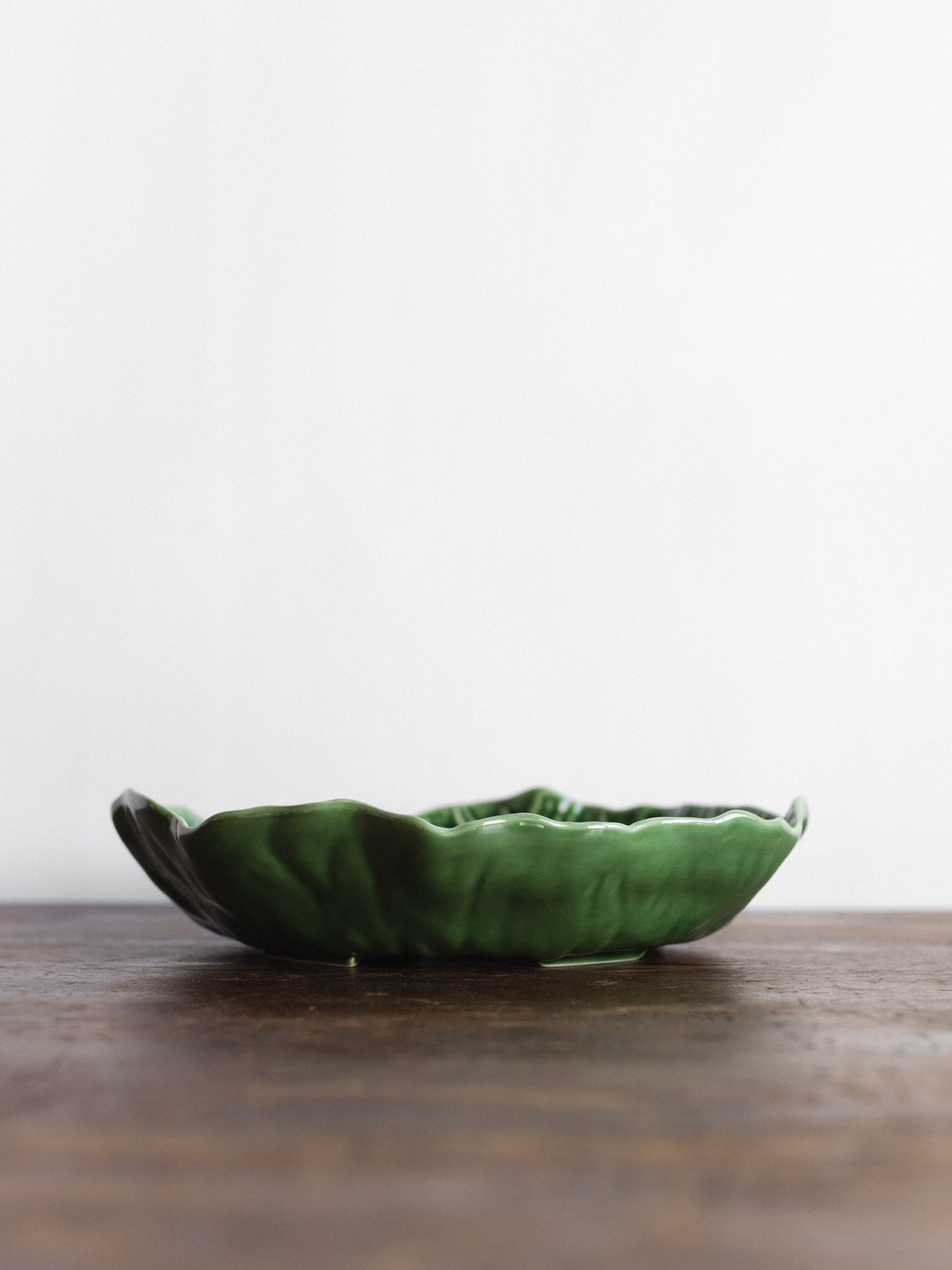 Bordallo Pinheiro Cabbage Salad Bowl Green