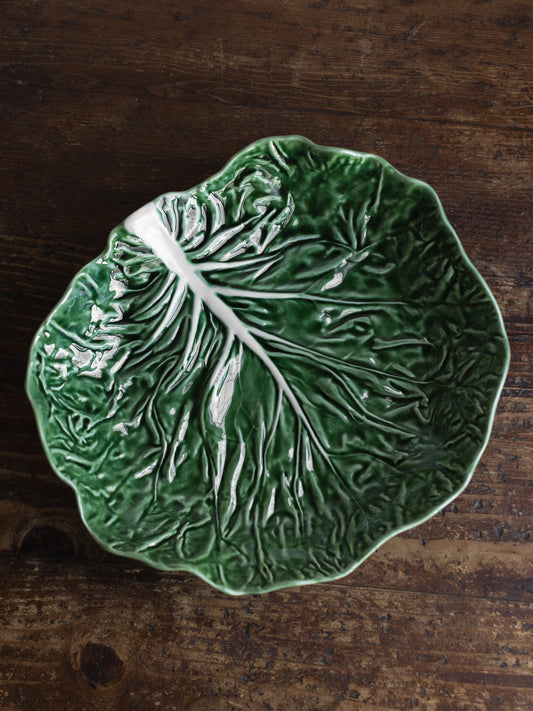 Bordallo Pinheiro Cabbage Salad Bowl Green