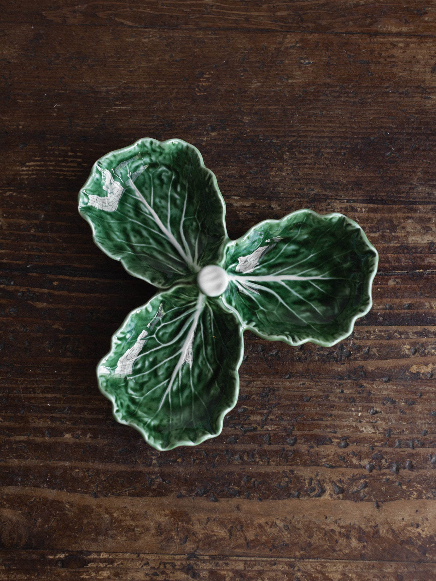 Bordallo Pinheiro Cabbage Olive Dish