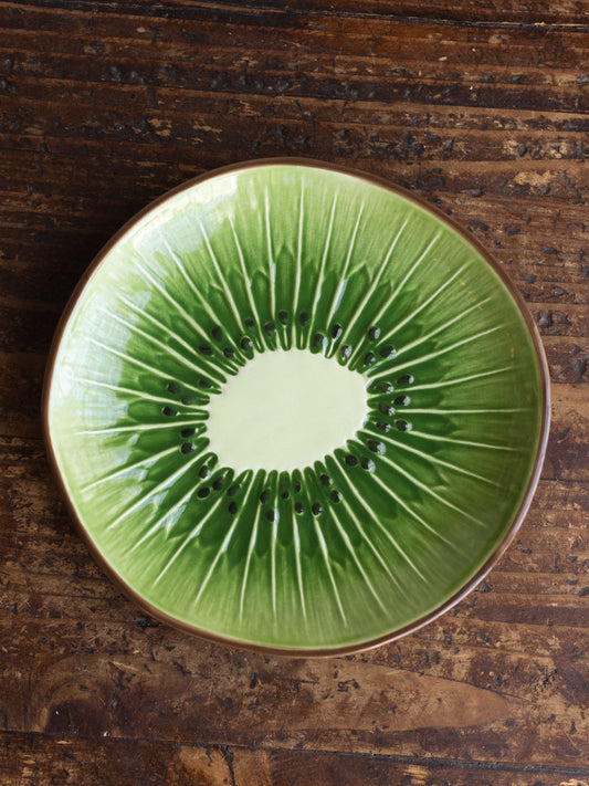 Bordallo Pinheiro Kiwi Dessert Plate