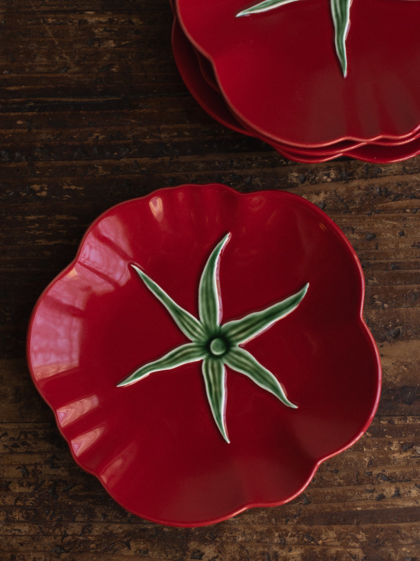 Bordallo Pinheiro Tomato Dessert Plate