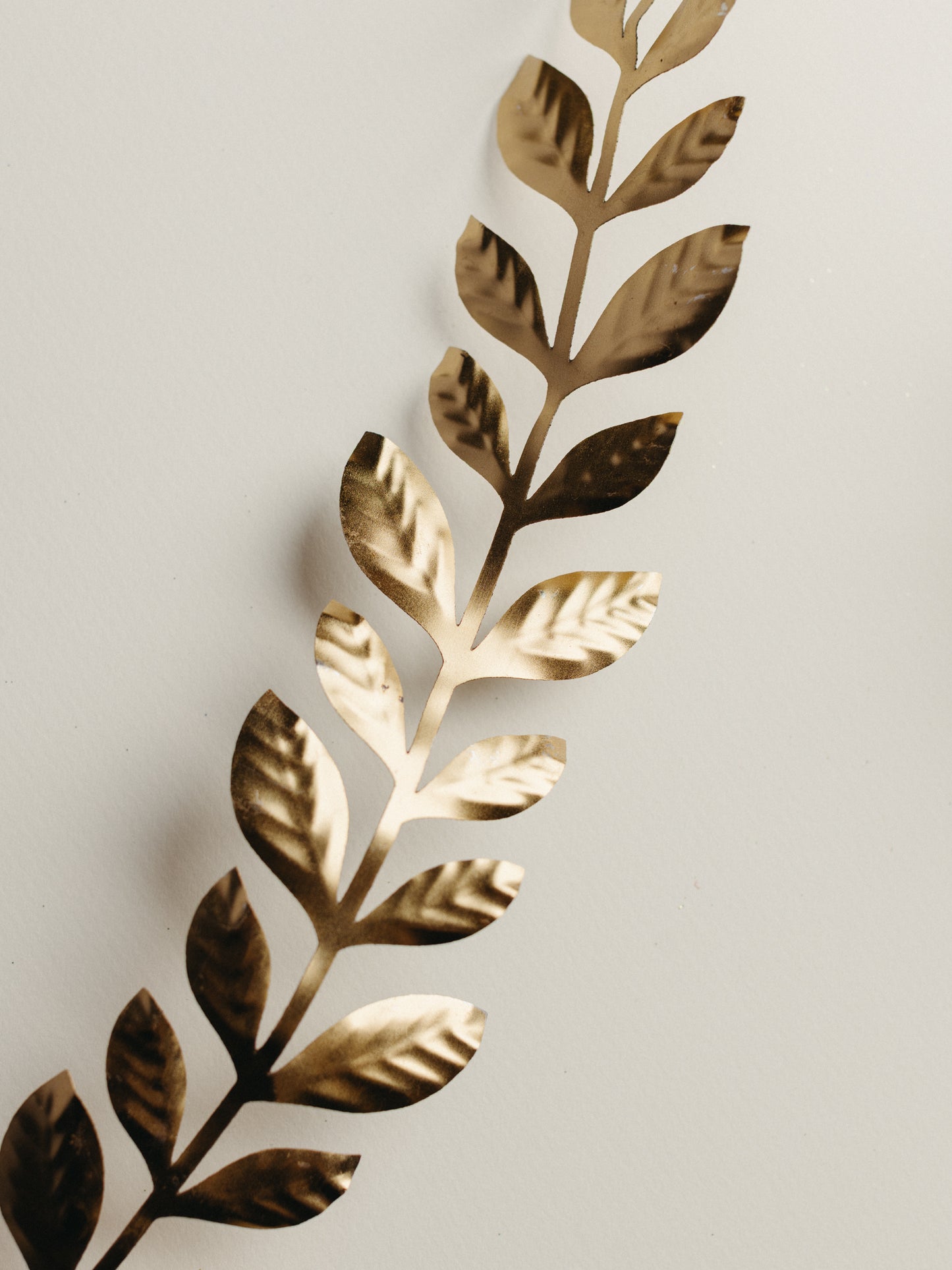 Laurel Brass Garland