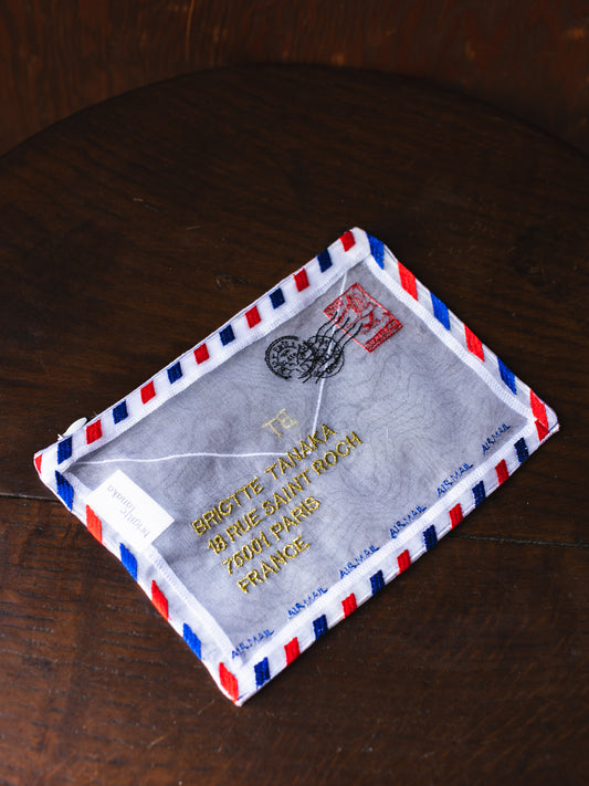 Envelope Embroidered Organza Pouch
