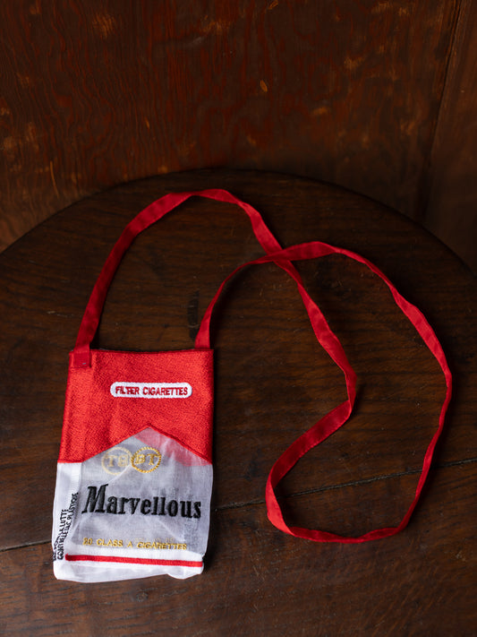 Marvellous "Cigarette" Embroidered Organza Phone Bag