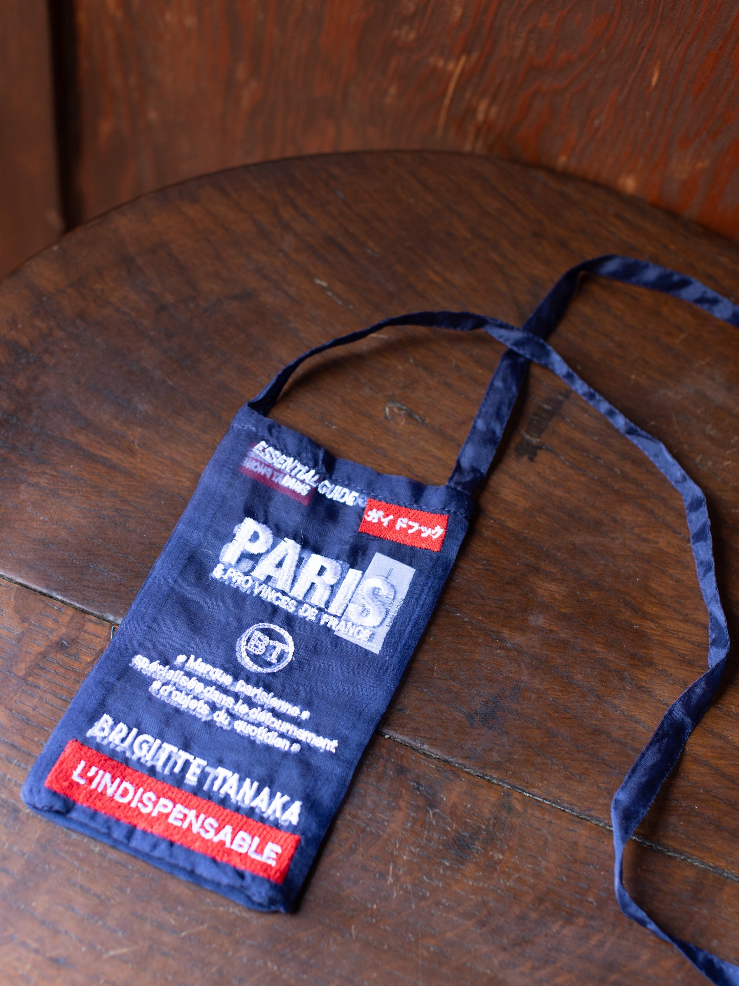 Paris Embroidered Organza Phone Bag