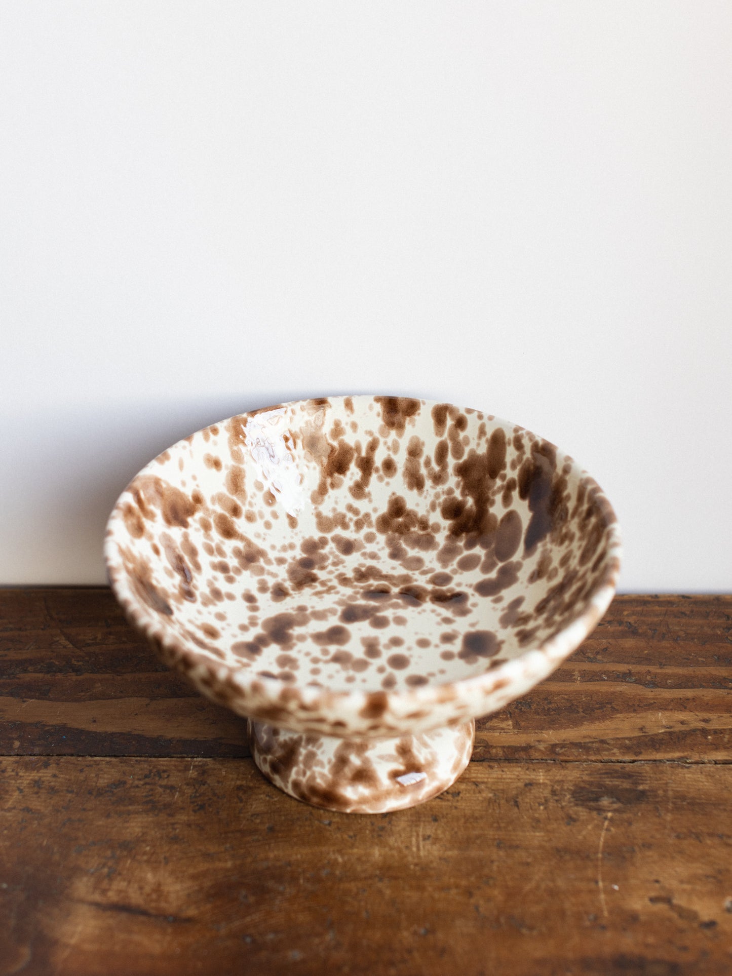 Ceramic Splatter Fruit Stand