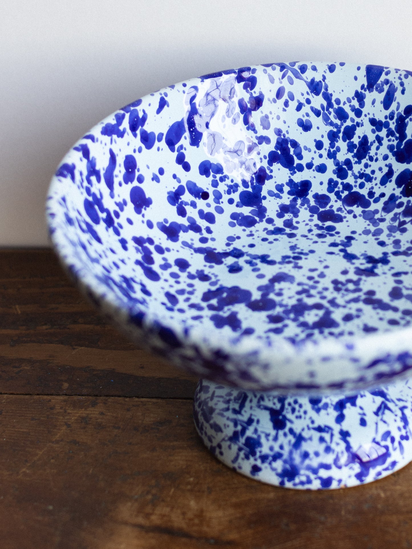 Ceramic Splatter Fruit Stand