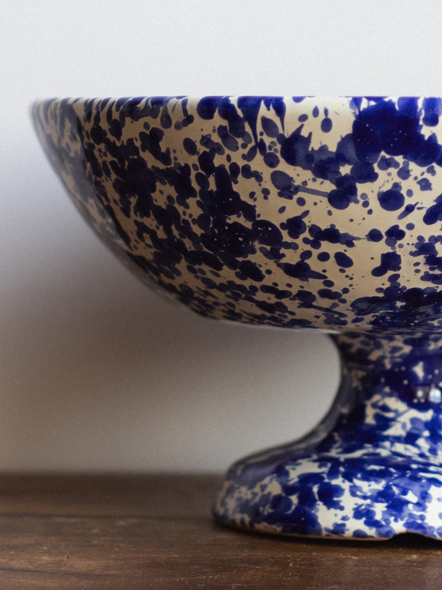 Ceramic Splatter Fruit Stand