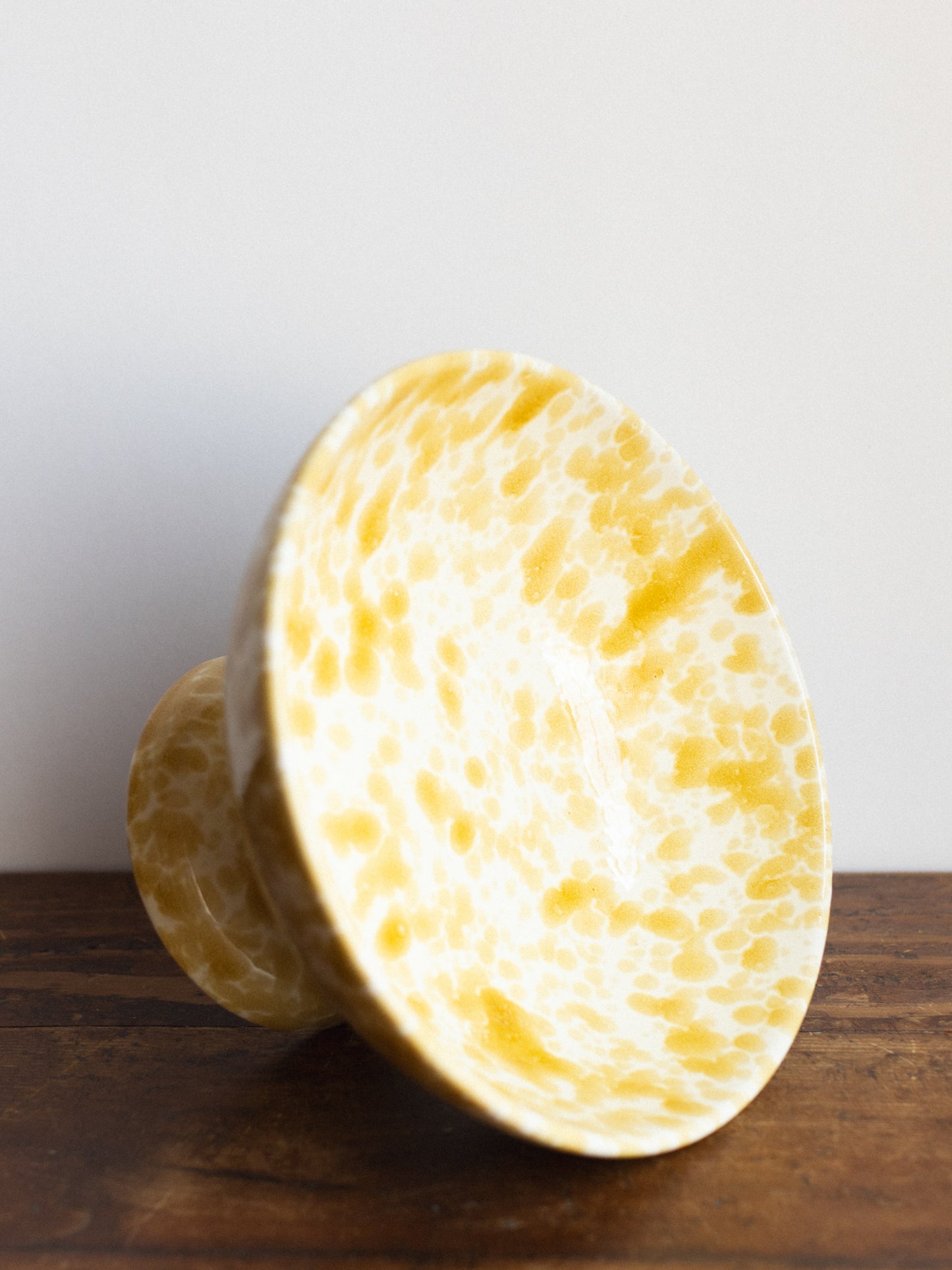 Ceramic Splatter Fruit Stand