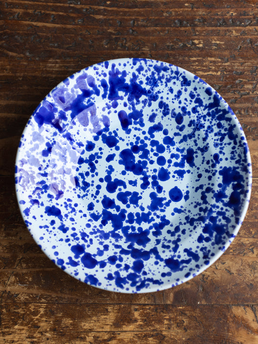 Ceramic Splatter Soup/Pasta Plate