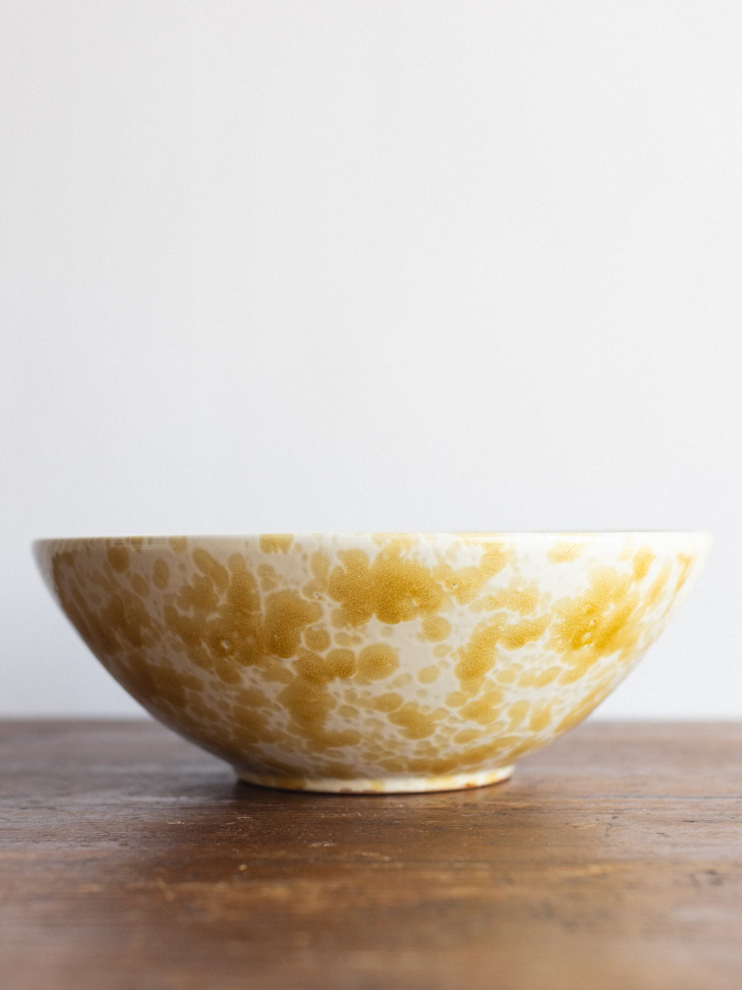 Ceramic Splatter Large Serving Bowl