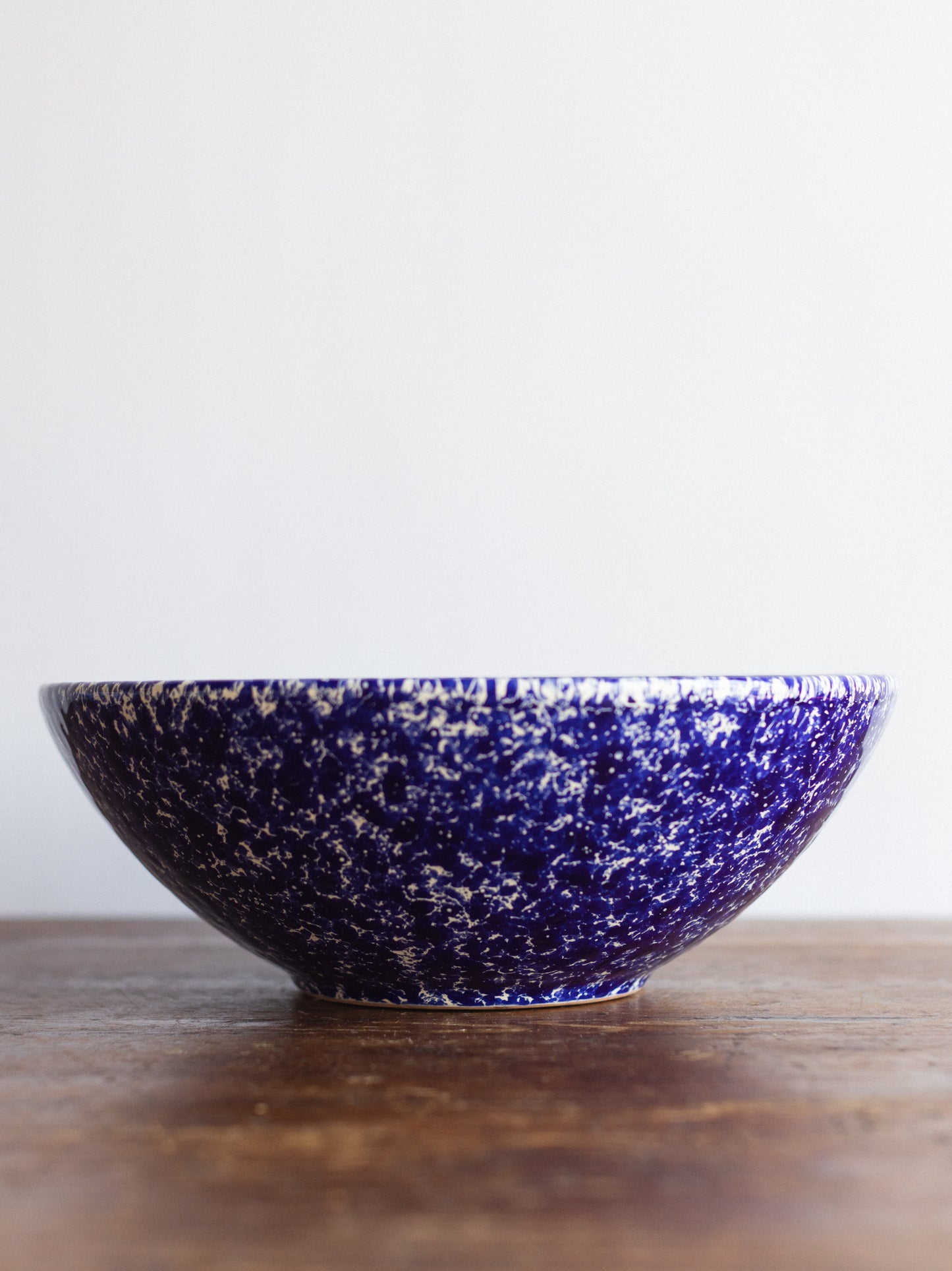 Ceramic Splatter Large Serving Bowl
