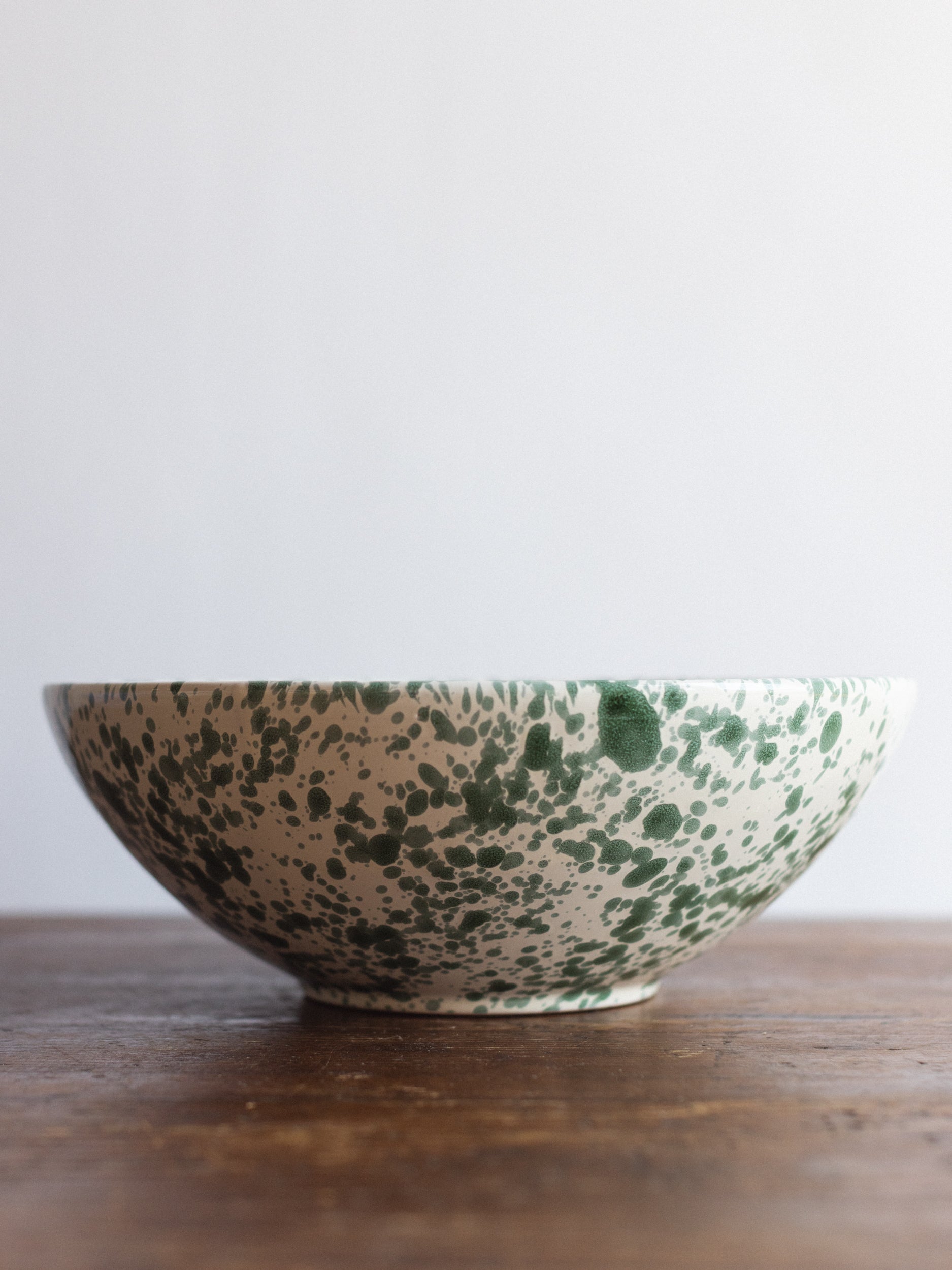 BLUE - Ceramic Splatter Large Serving Bowl