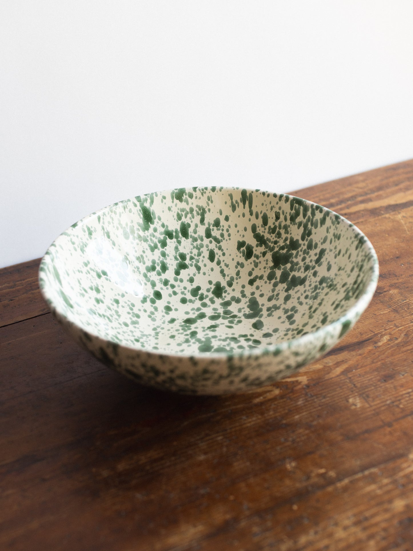 Ceramic Splatter Large Serving Bowl