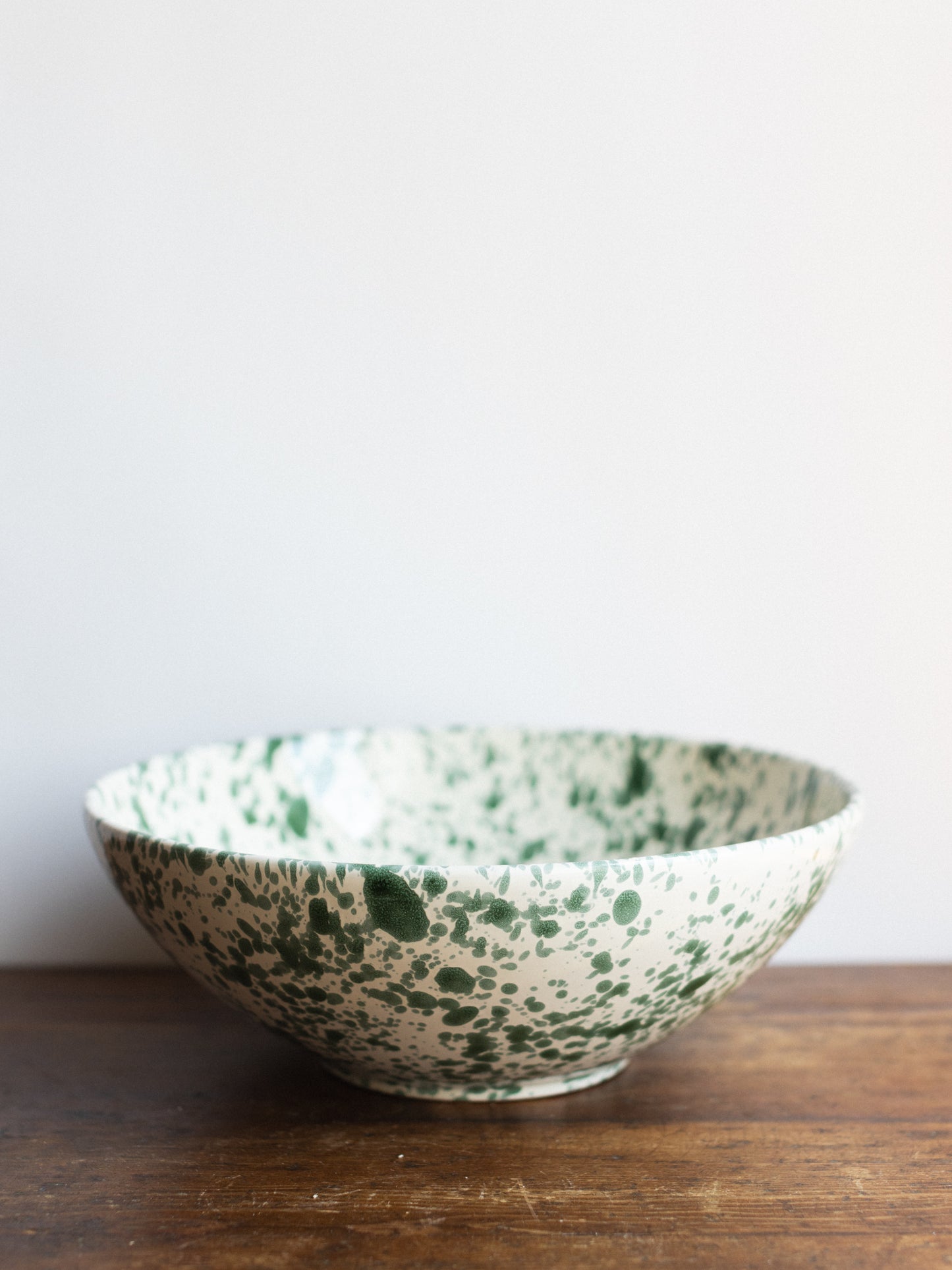 Ceramic Splatter Large Serving Bowl