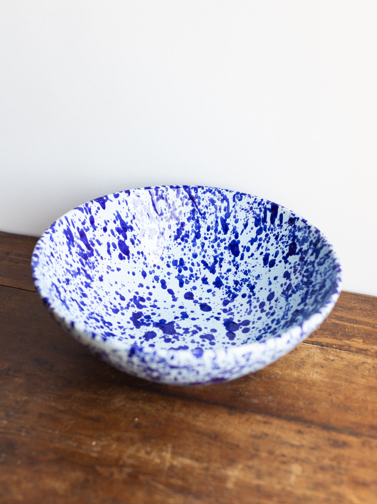 Ceramic Splatter Large Serving Bowl