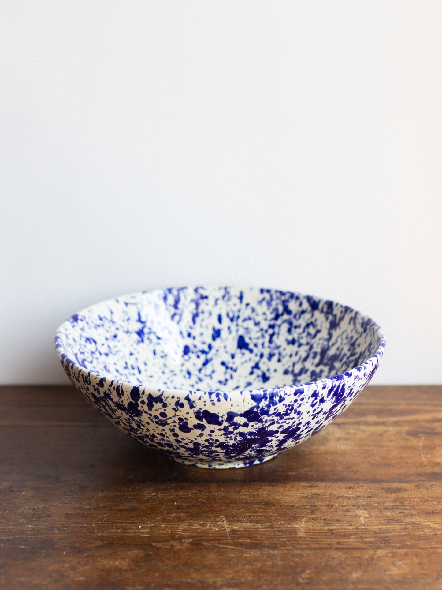 Ceramic Splatter Large Serving Bowl