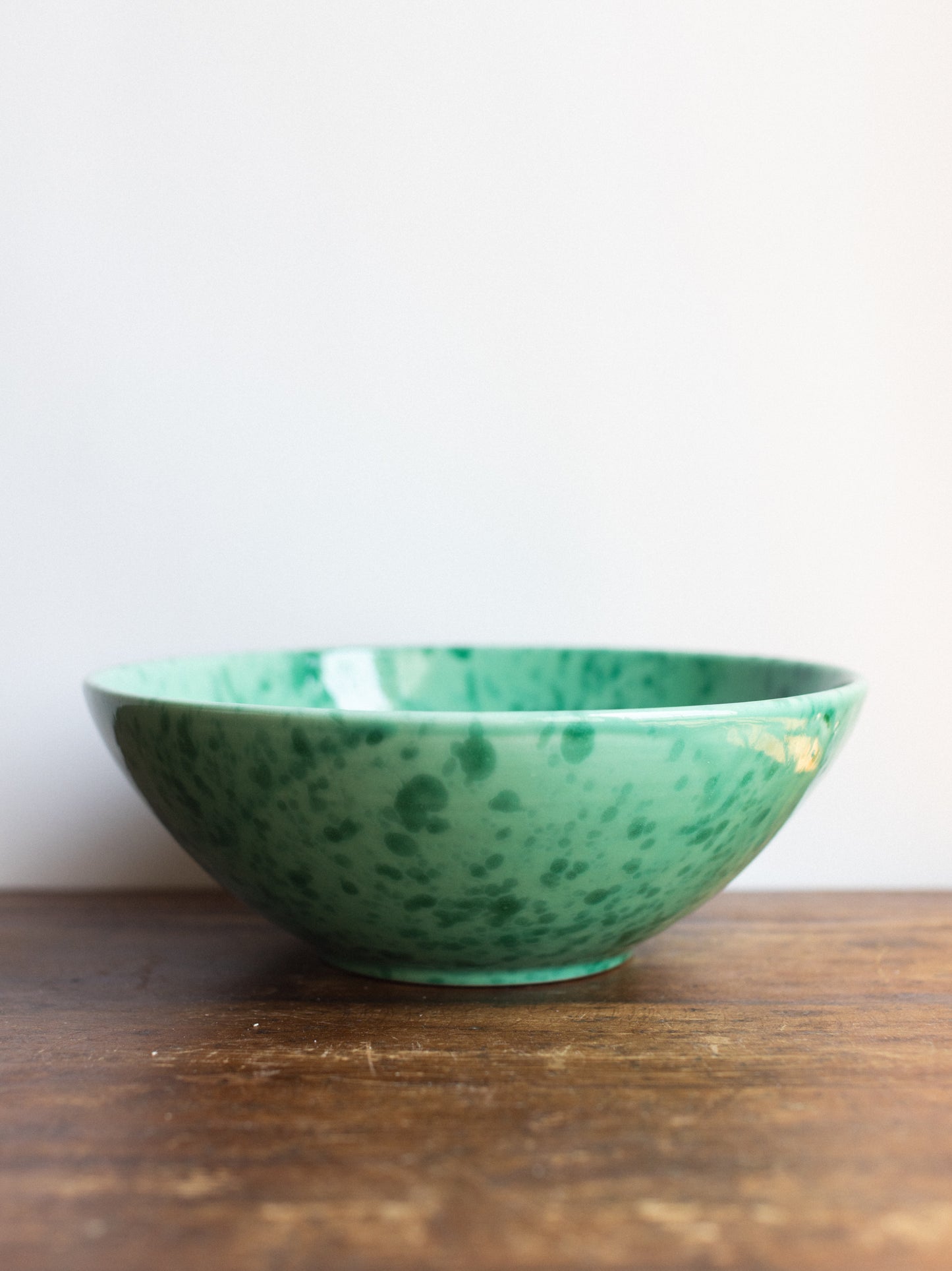 Ceramic Splatter Large Serving Bowl