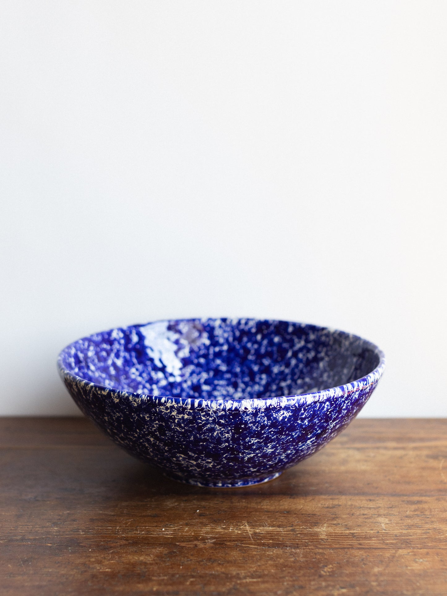 Ceramic Splatter Large Serving Bowl