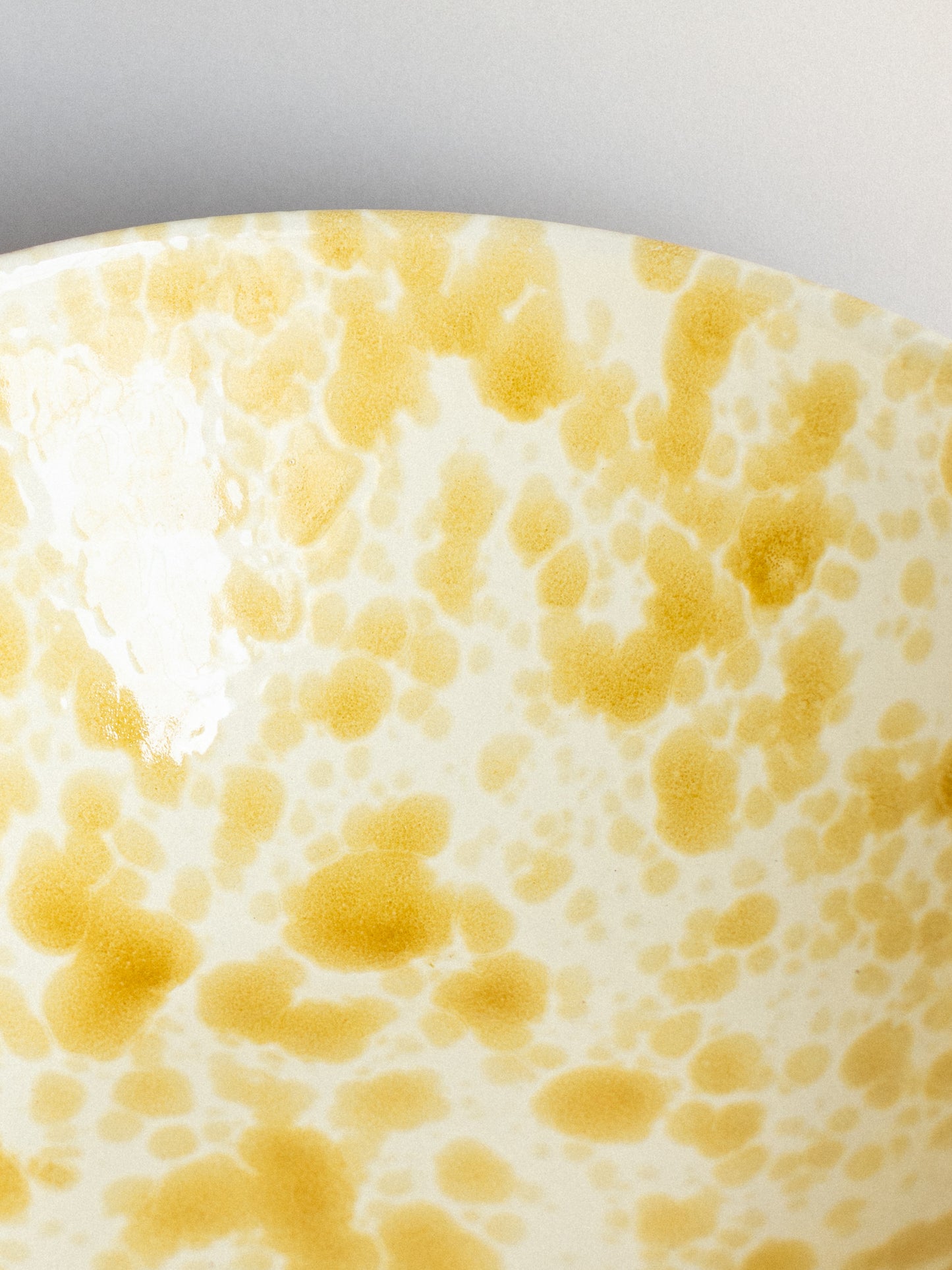 Ceramic Splatter Large Serving Bowl