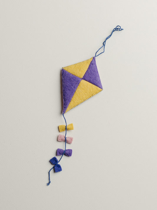 Kite Felted Ornament