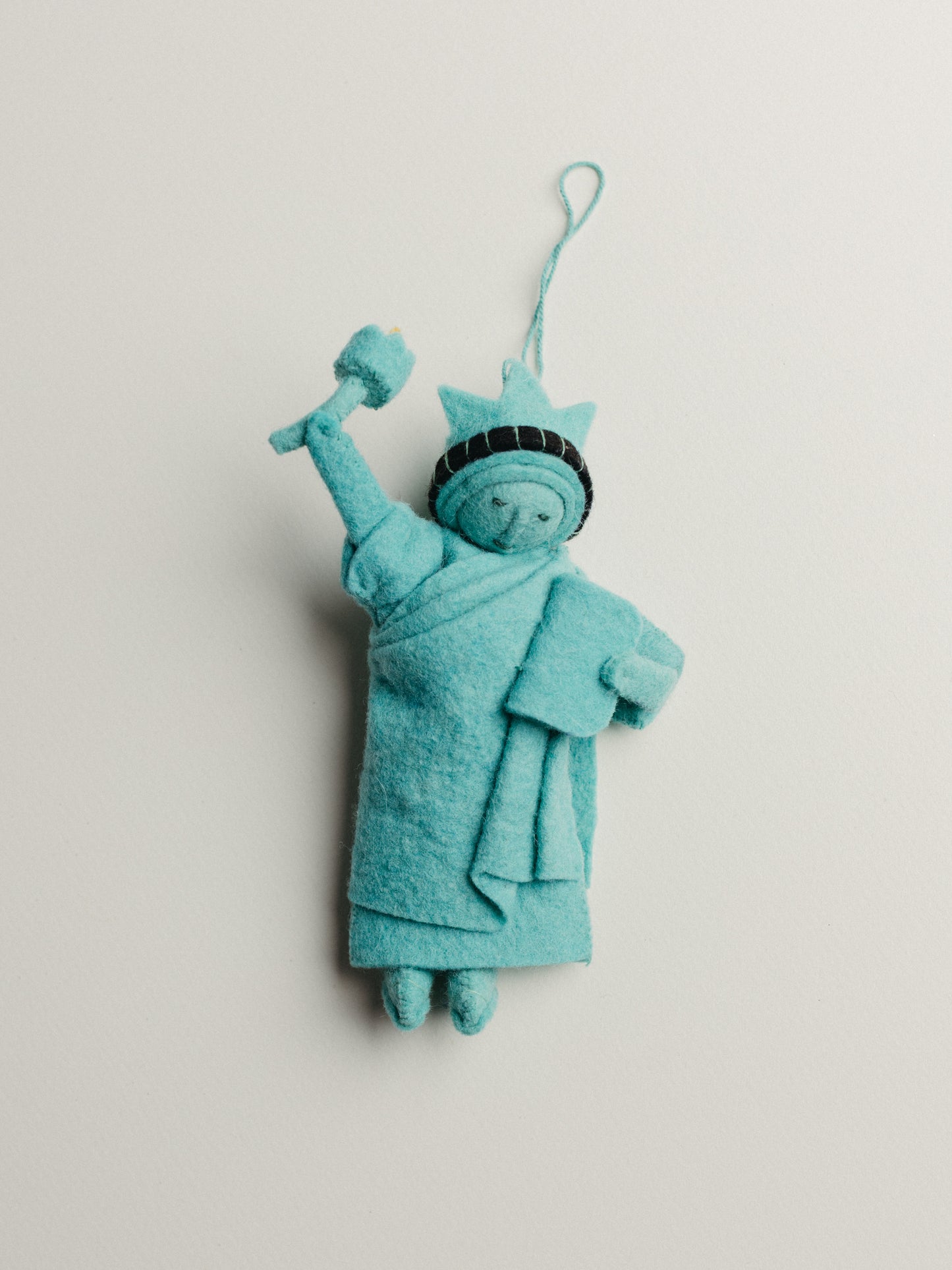 Lady Liberty Felted Ornament