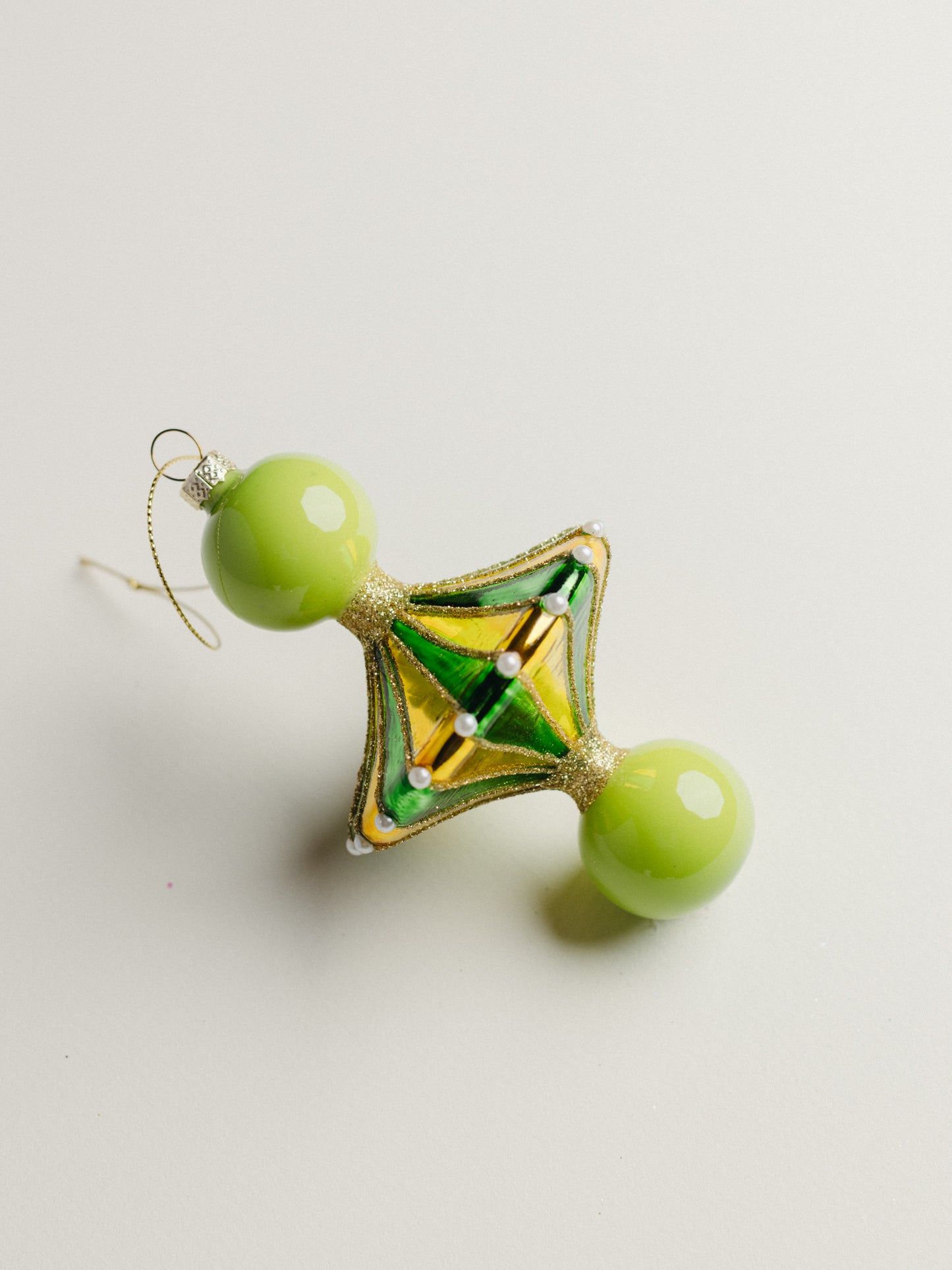 Merry And Bright Spindle Ornament