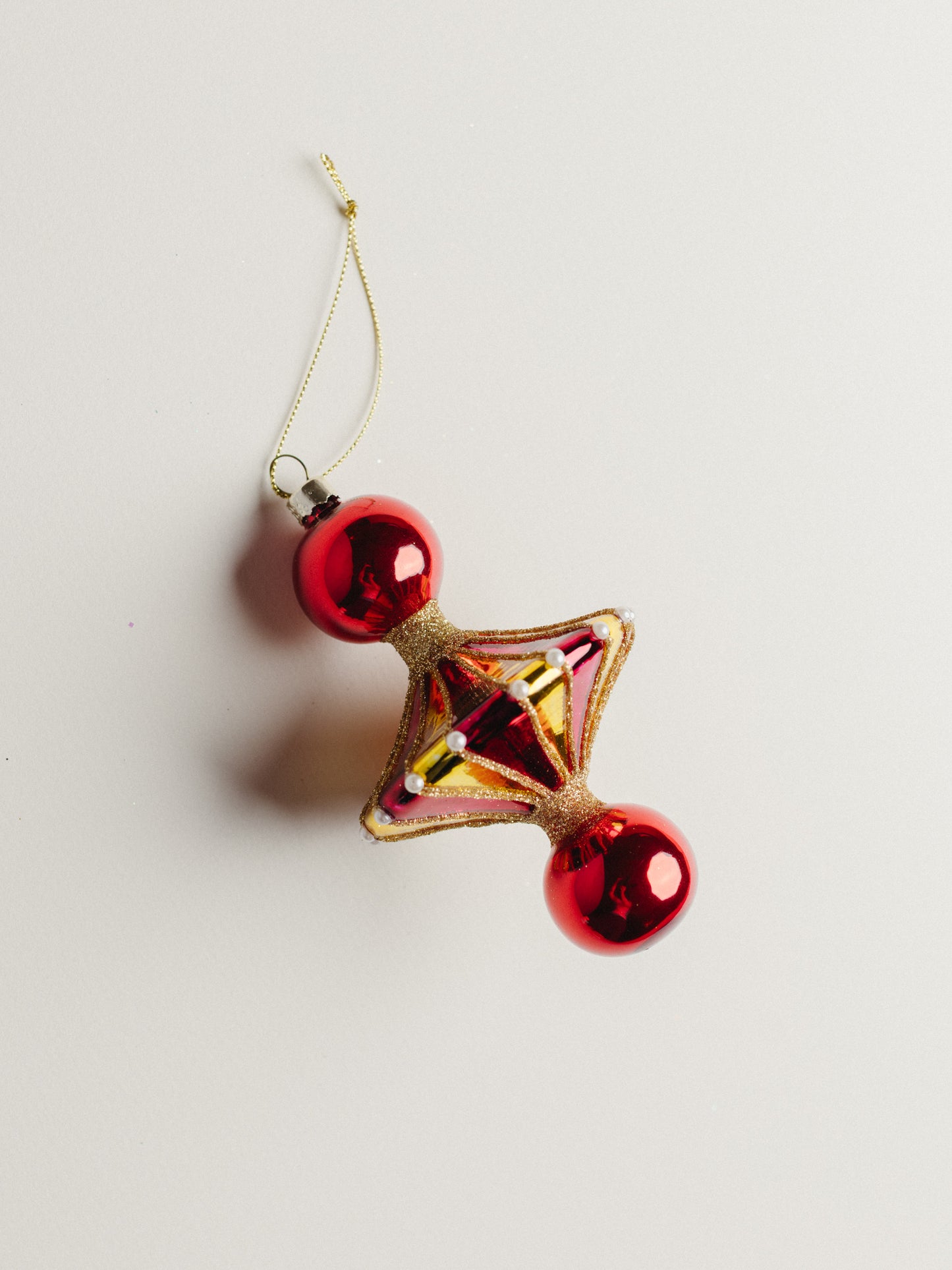 Merry And Bright Spindle Ornament