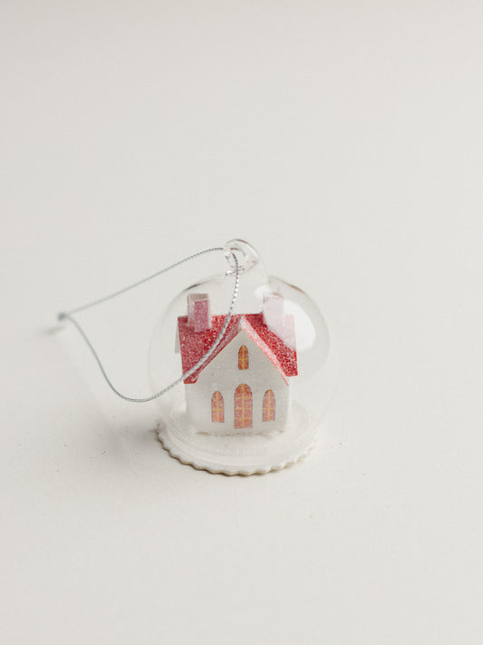 Mini Snow Globe Ornament
