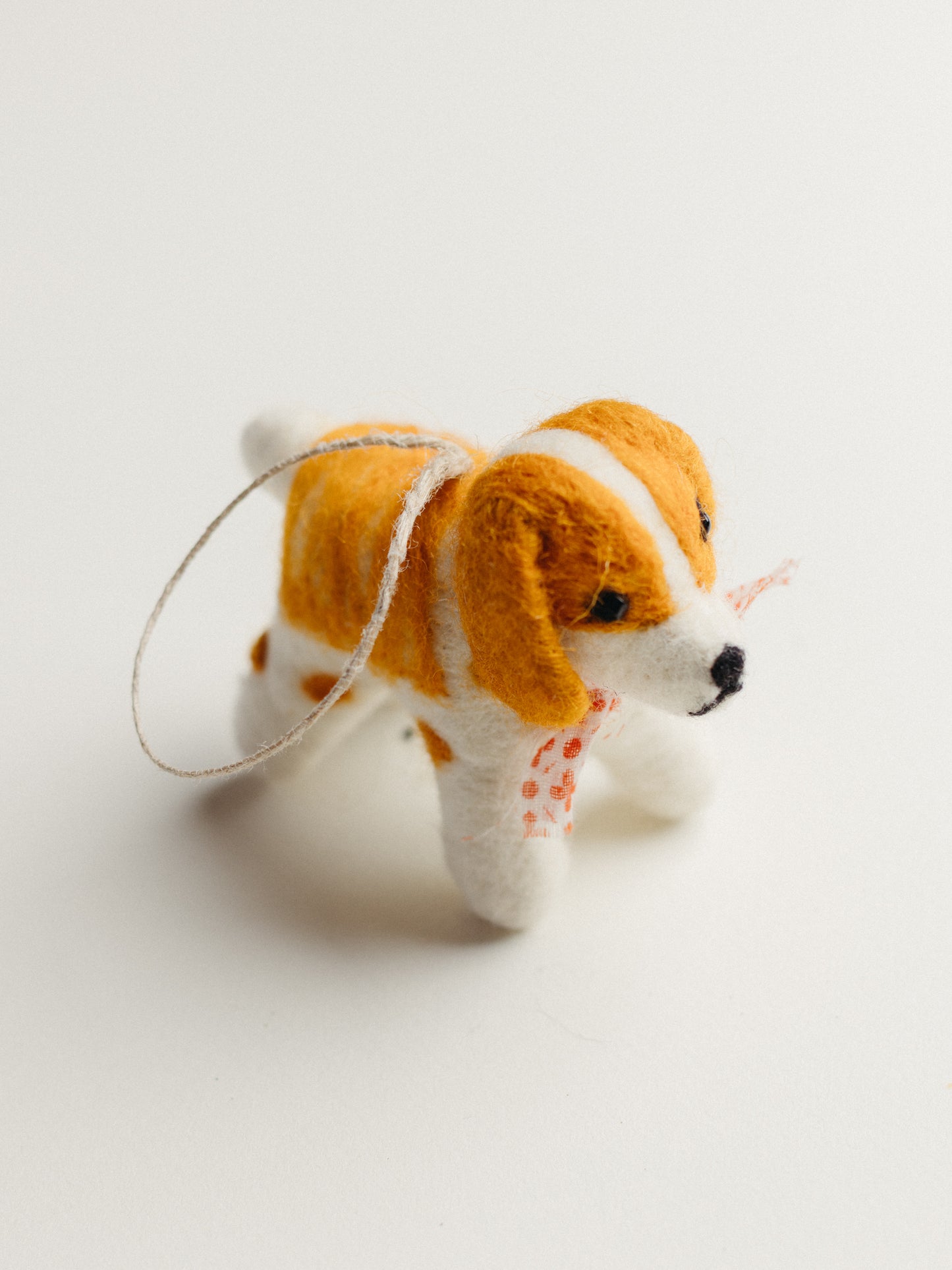 Festive Felt Dog Ornament