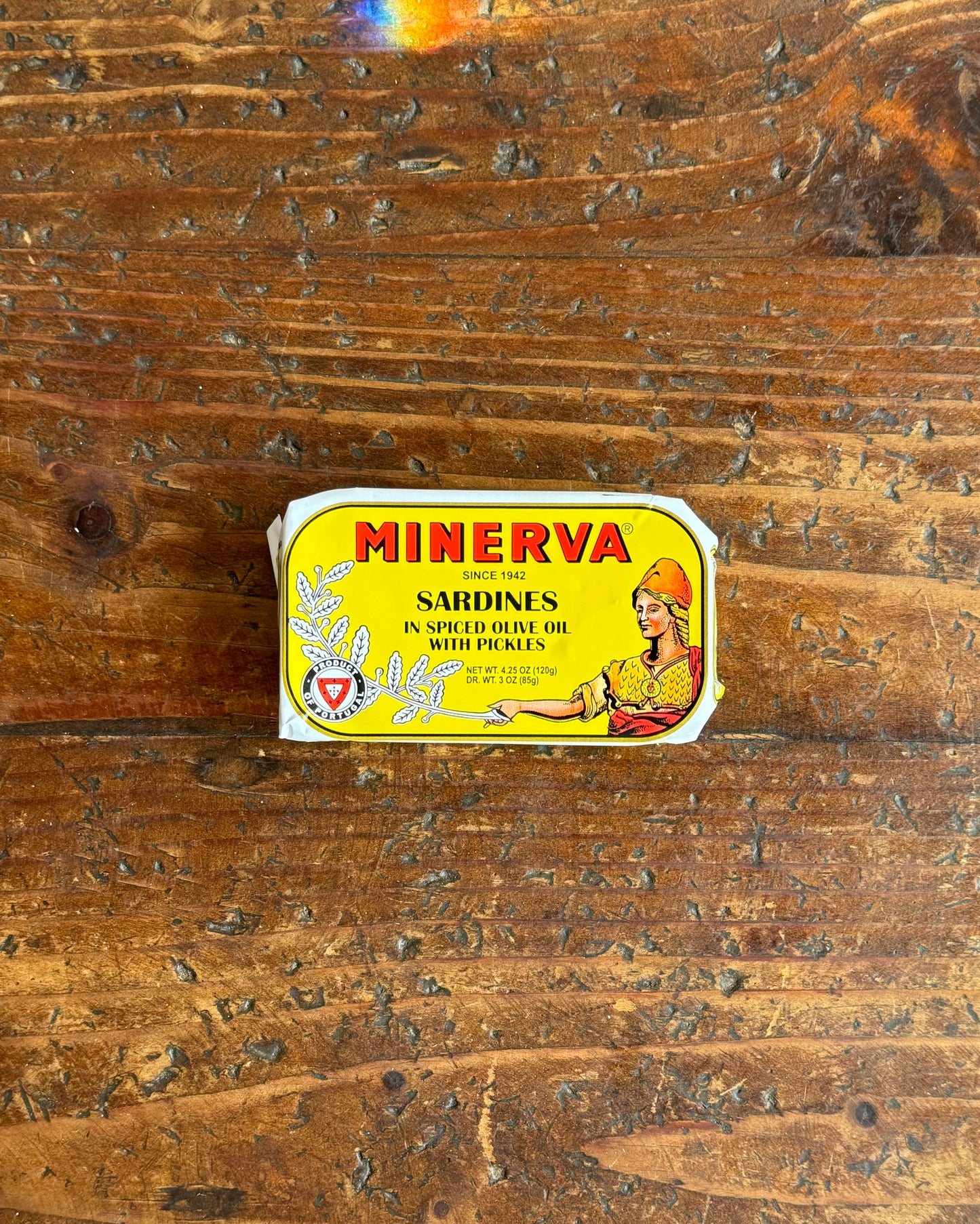 Minerva Sardines in Spiced Olive Oil with Pickles