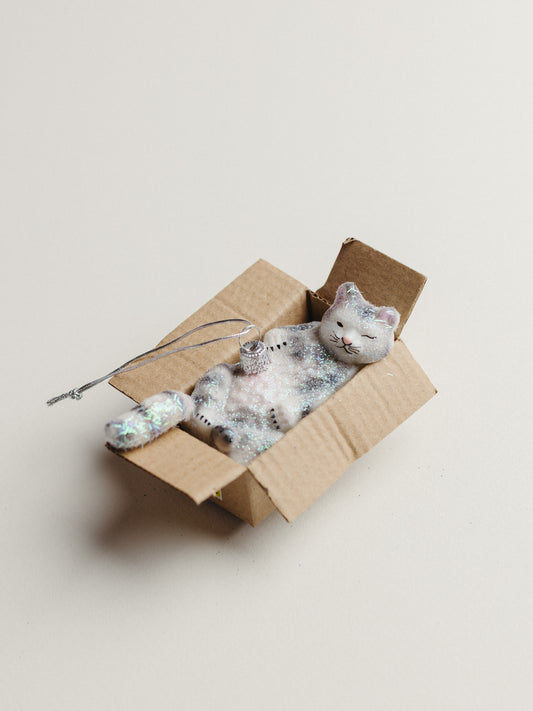 Best Cat Toy (Cat in a Box) Ornament
