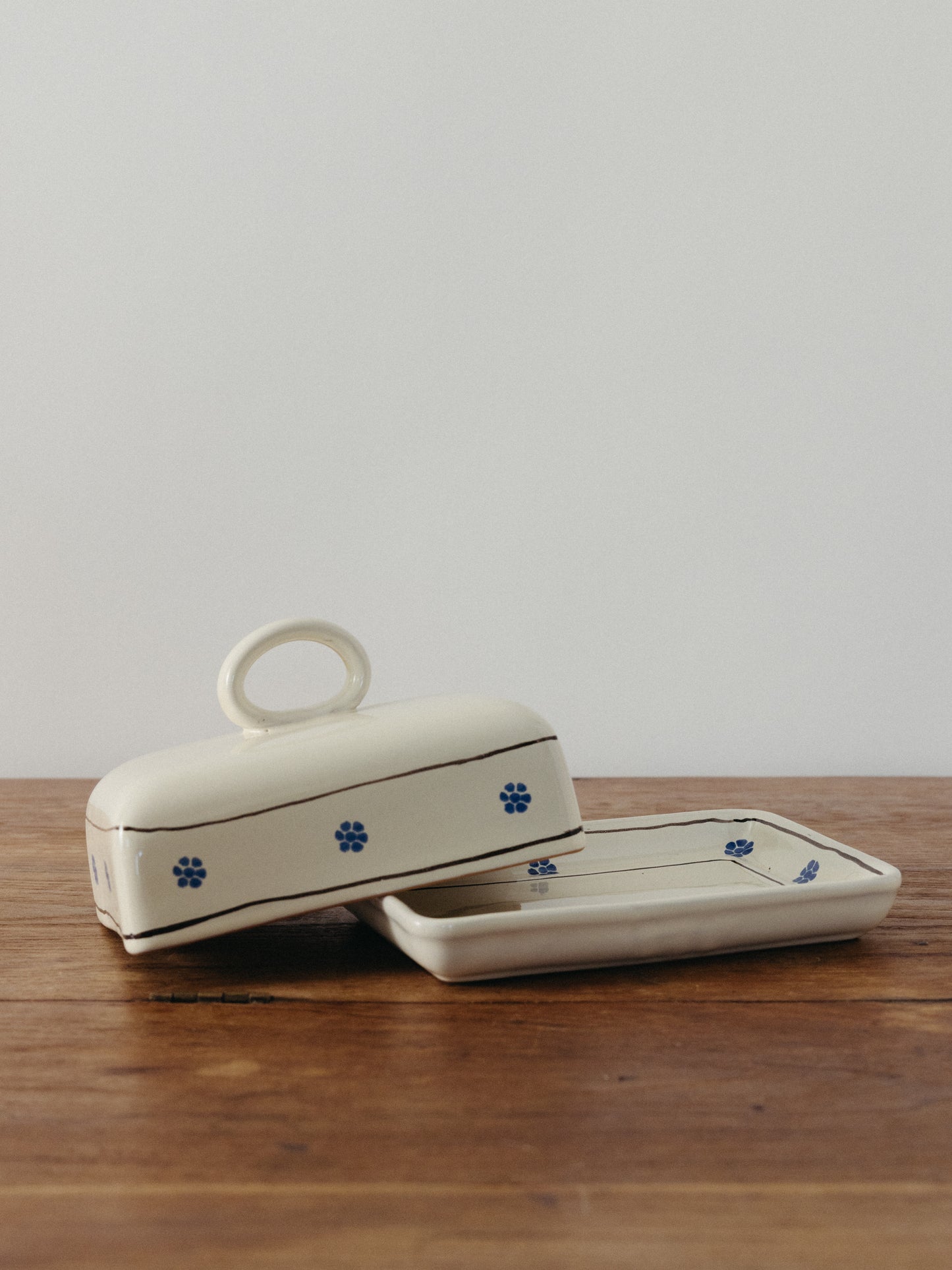 Ceramic Rigo e Stella Butter Dish with Lid