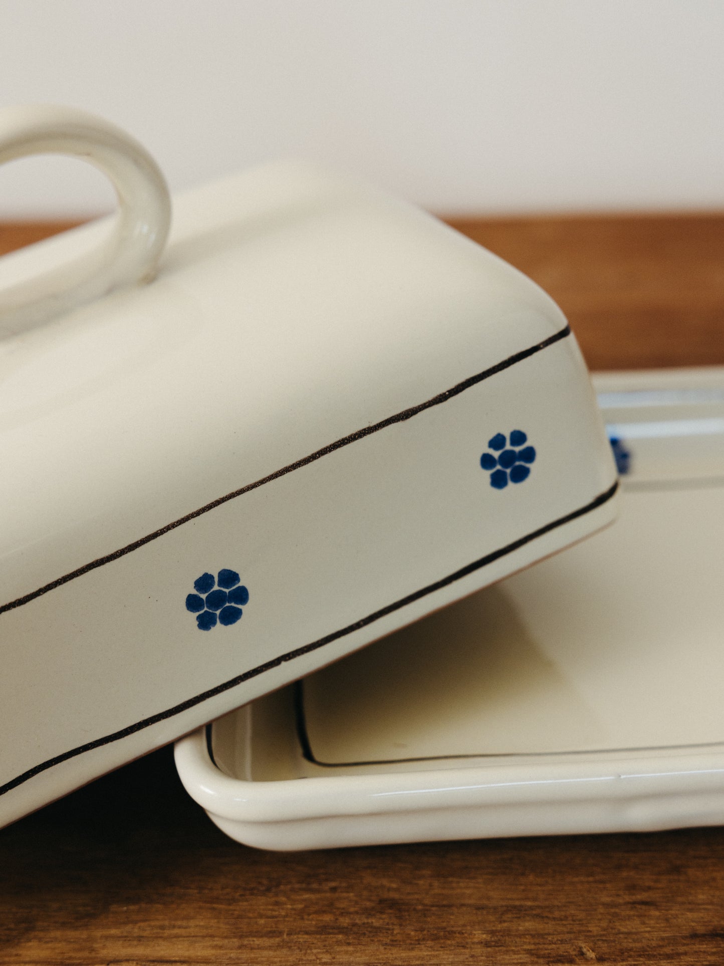 Ceramic Rigo e Stella Butter Dish with Lid