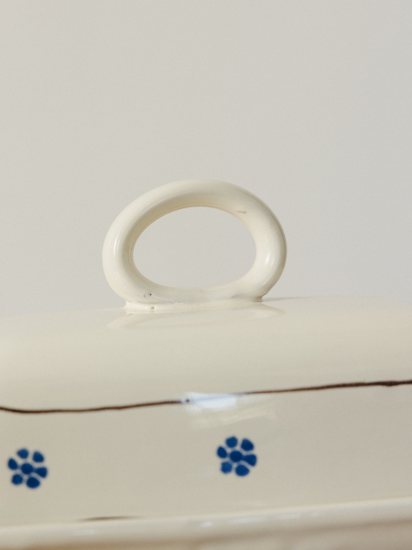 Ceramic Rigo e Stella Butter Dish with Lid