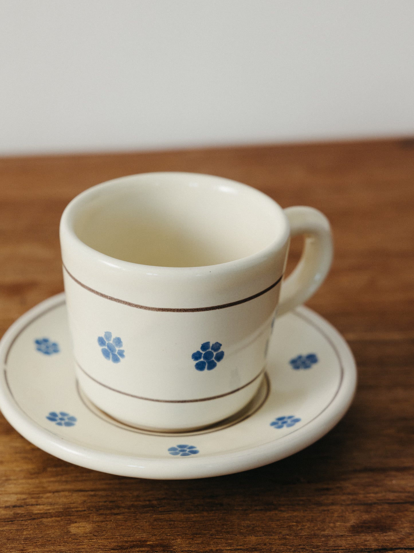 Ceramic Rigo e Stella Coffee Cup with Saucer