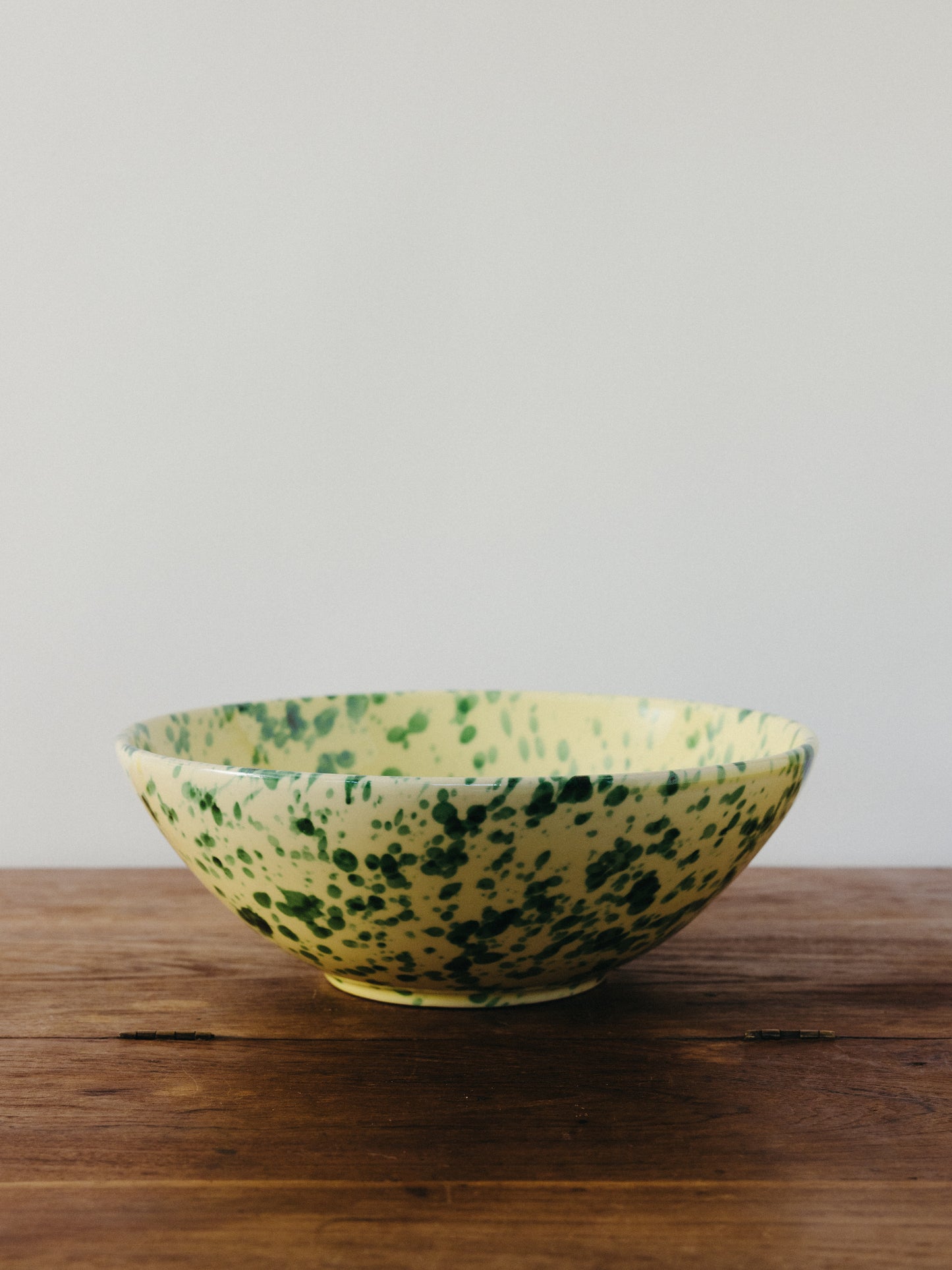 Ceramic Splatter Large Serving Bowl