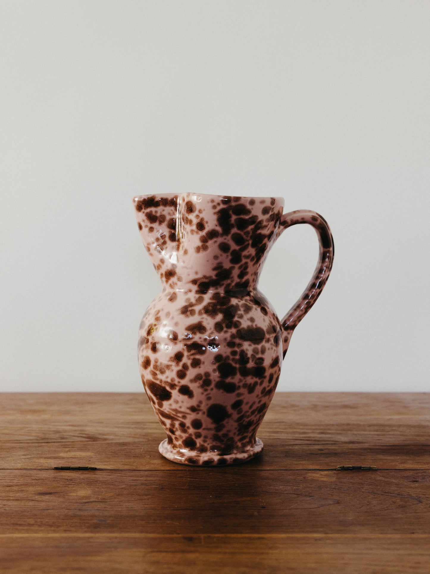 Ceramic Splatter Pitcher