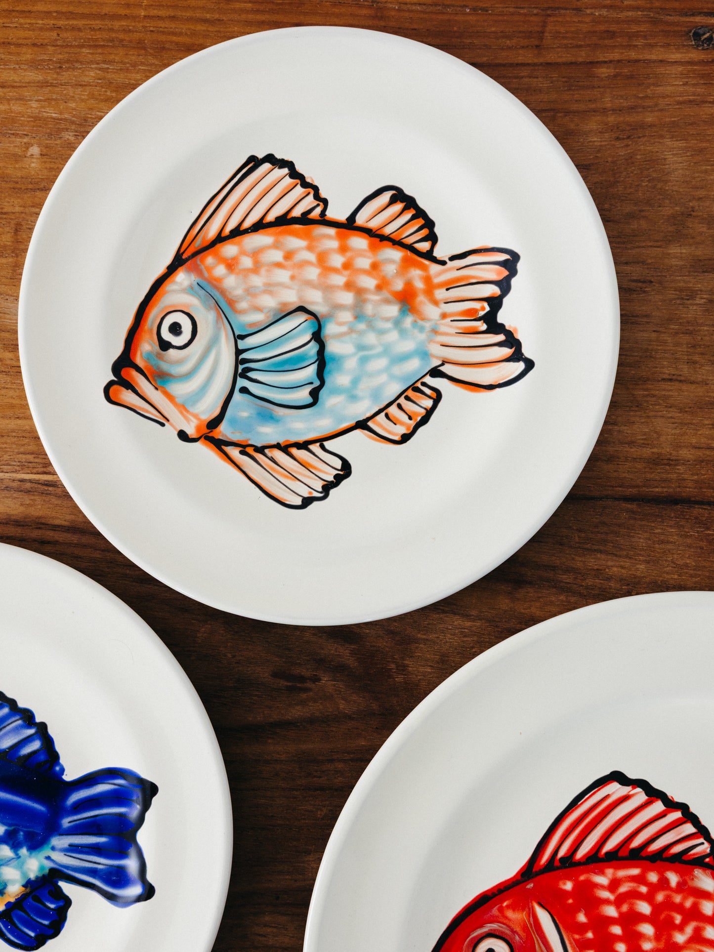 Ceramic Fish Fruit Plate
