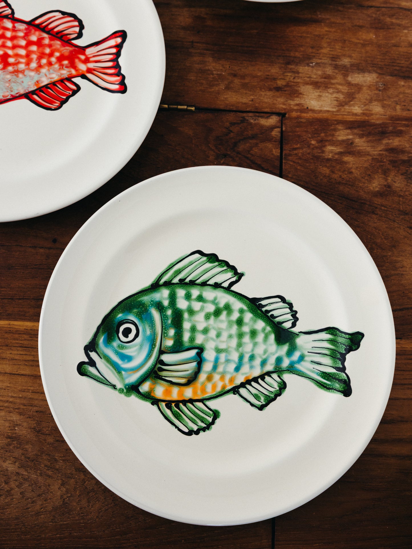 Ceramic Fish Dinner Plate