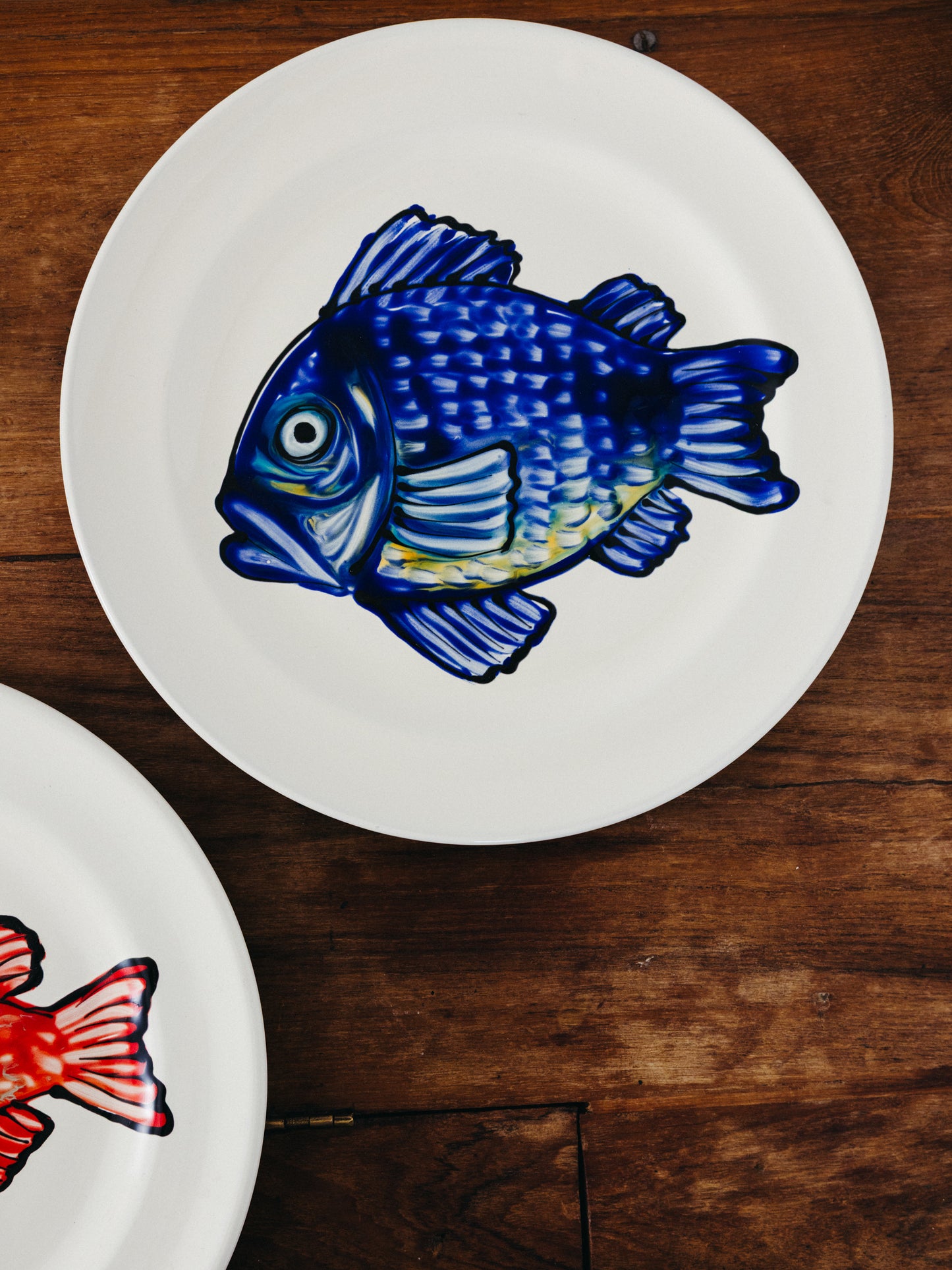 Ceramic Fish Dinner Plate