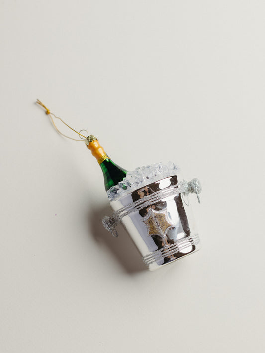 Champagne On Ice Ornament