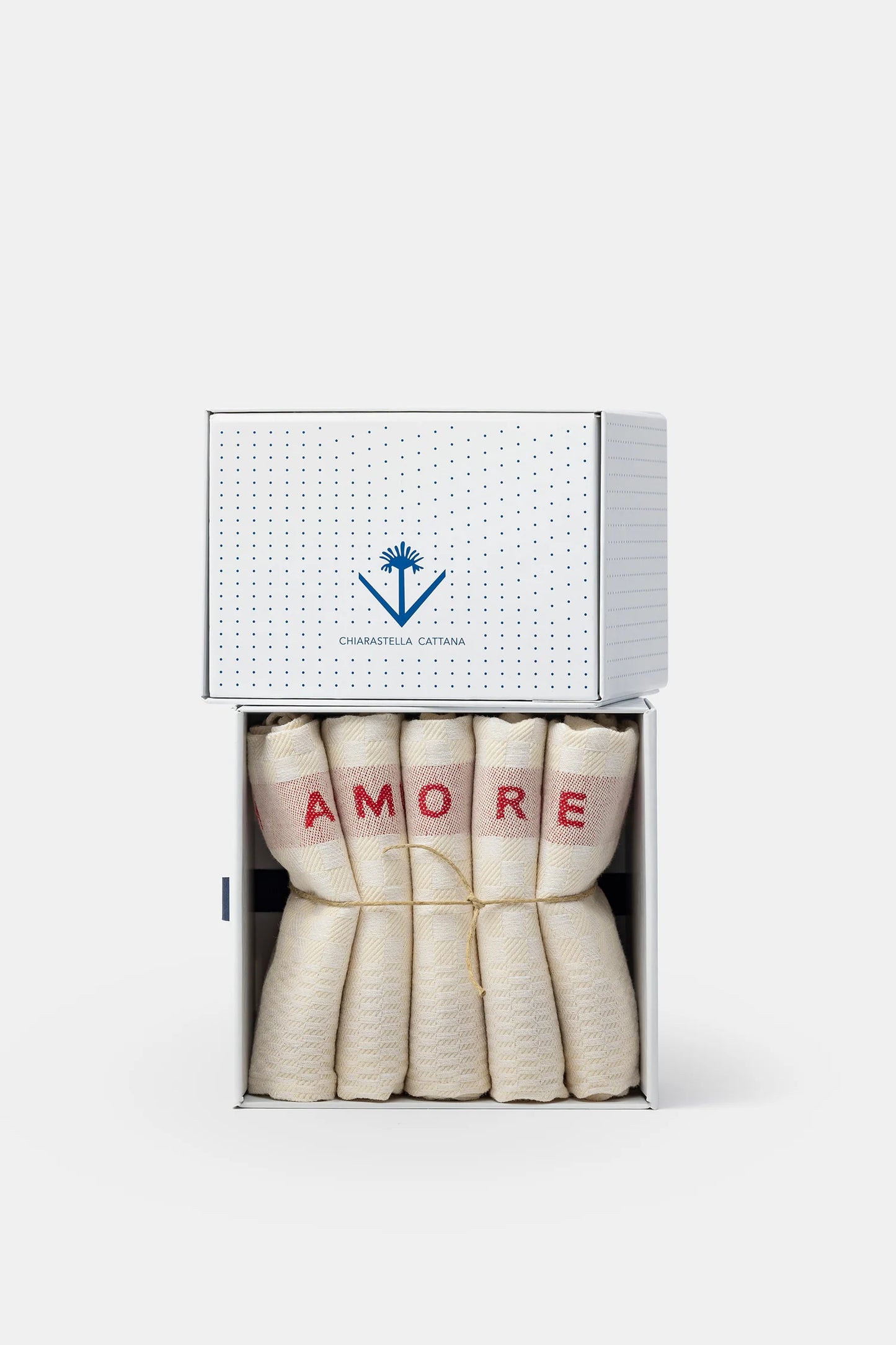 Chiarastella "Amore" Italian Proverbs Tea Towel Box Set