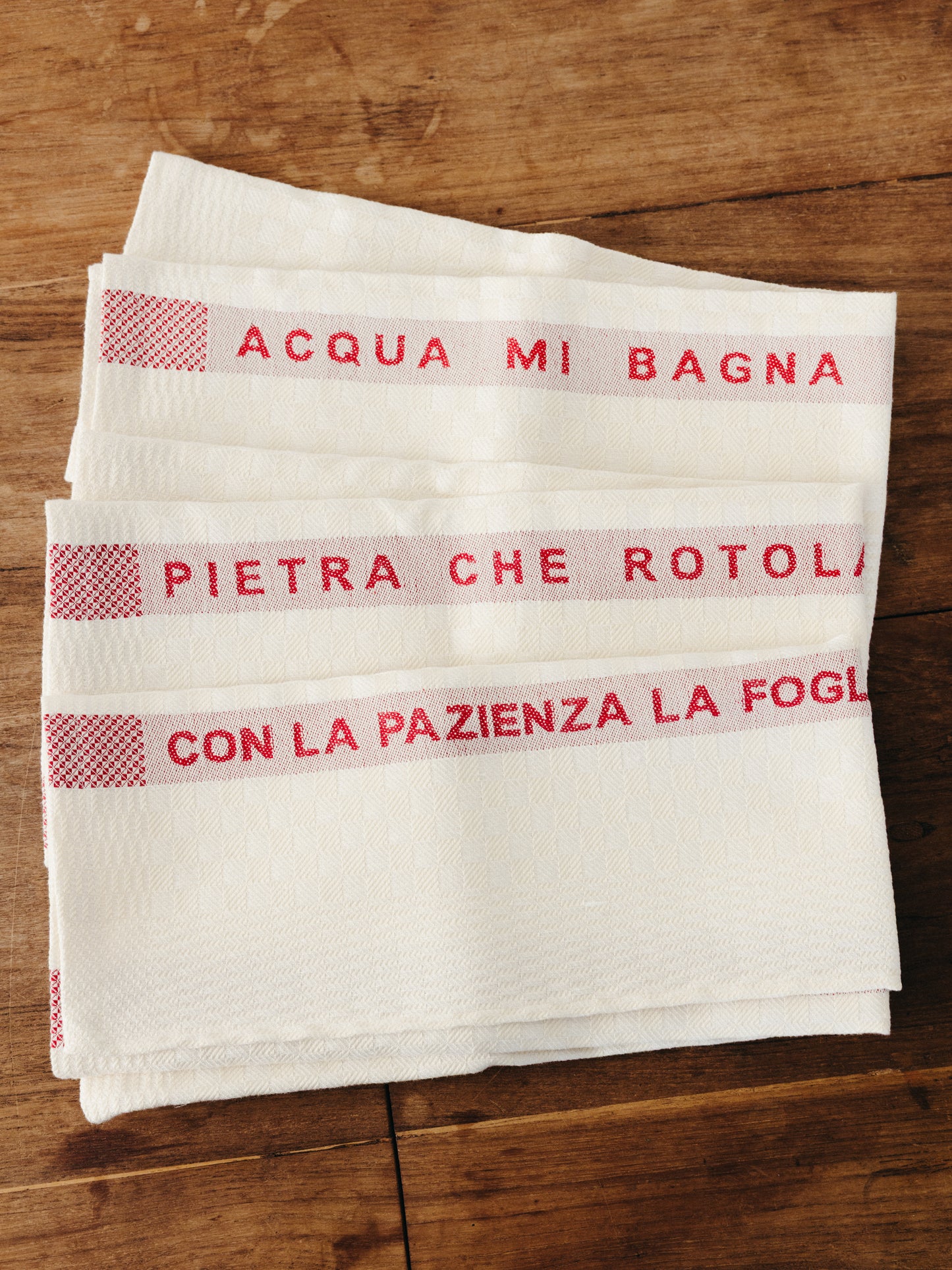 Chiarastella Italian Proverbs Tea Towels